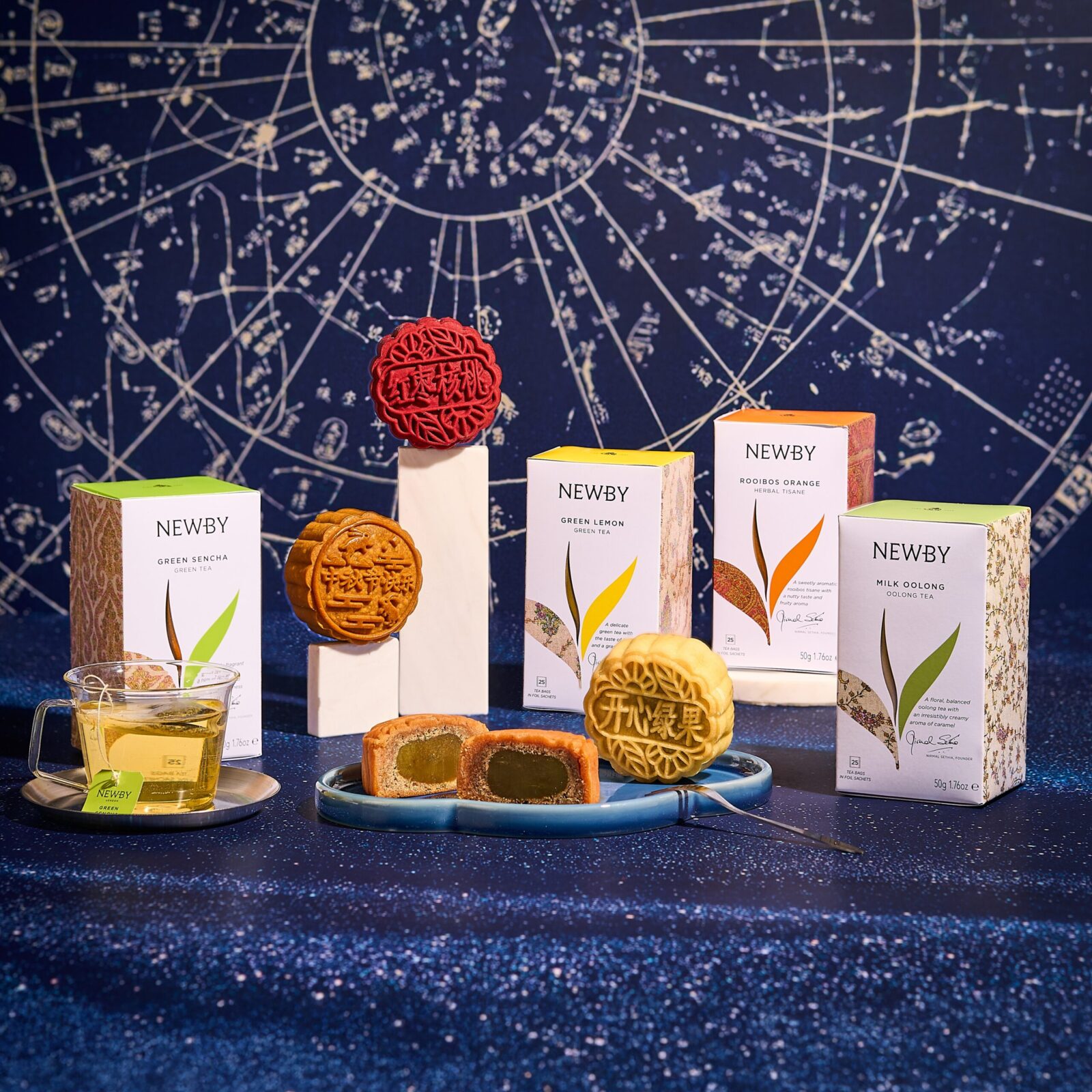 Signature Mooncakes with Tea Pairing