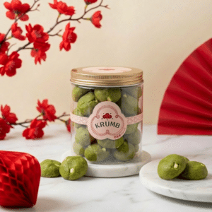 Matcha-white-chocolate-cookies- CNY COOKIES